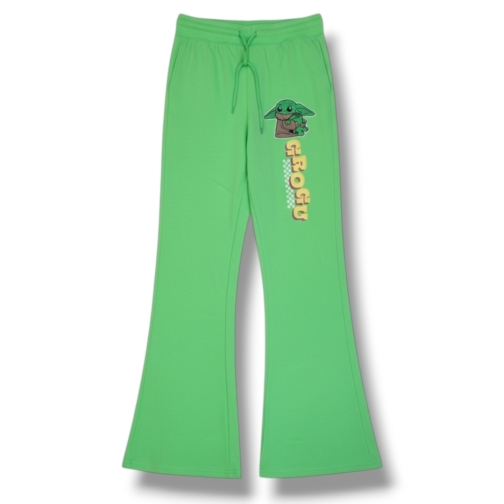 Disney Star Wars Women’s Grogu Baby Yoda Green Loungewear Pants – XS